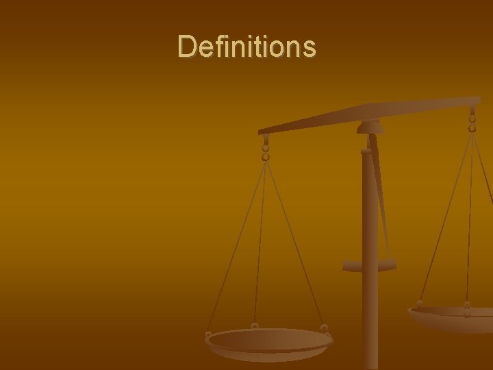 Definitions 