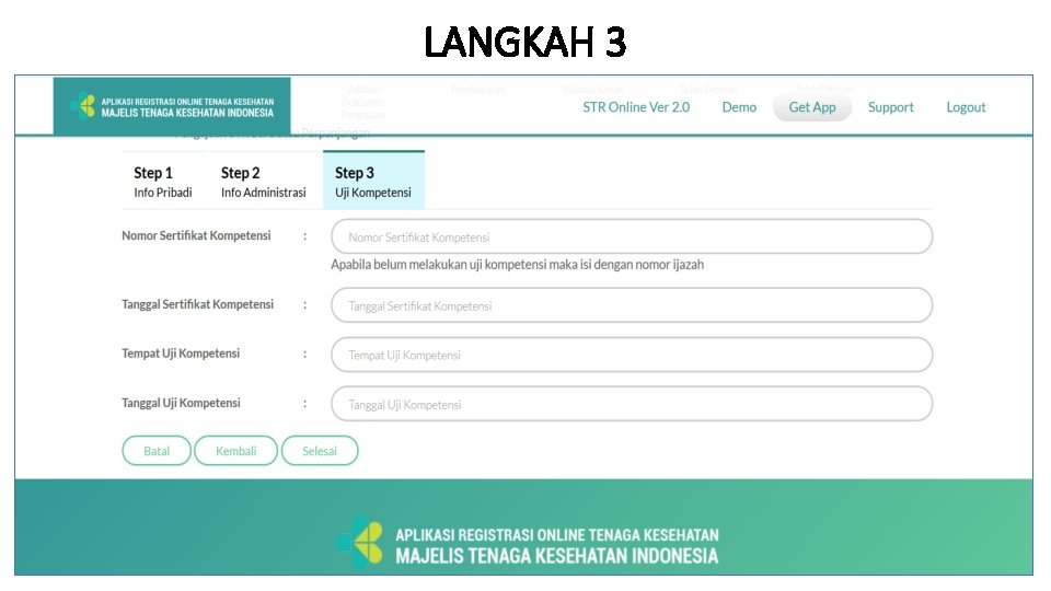 LANGKAH 3 