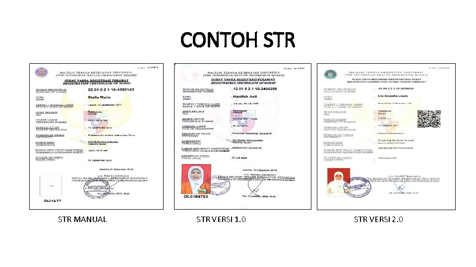 CONTOH STR MANUAL STR VERSI 1. 0 STR VERSI 2. 0 