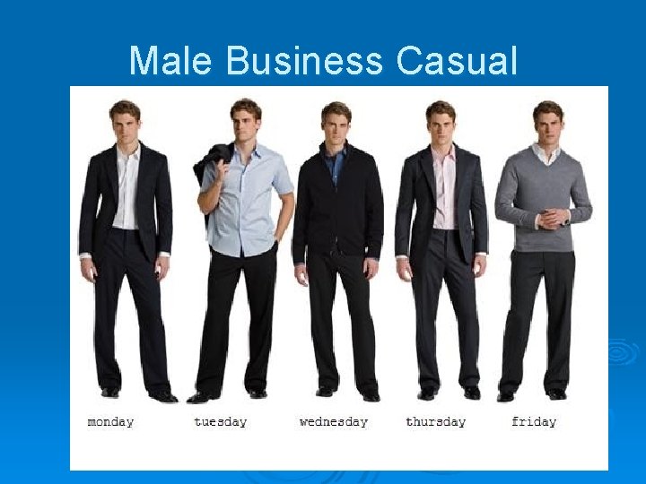 Male Business Casual 