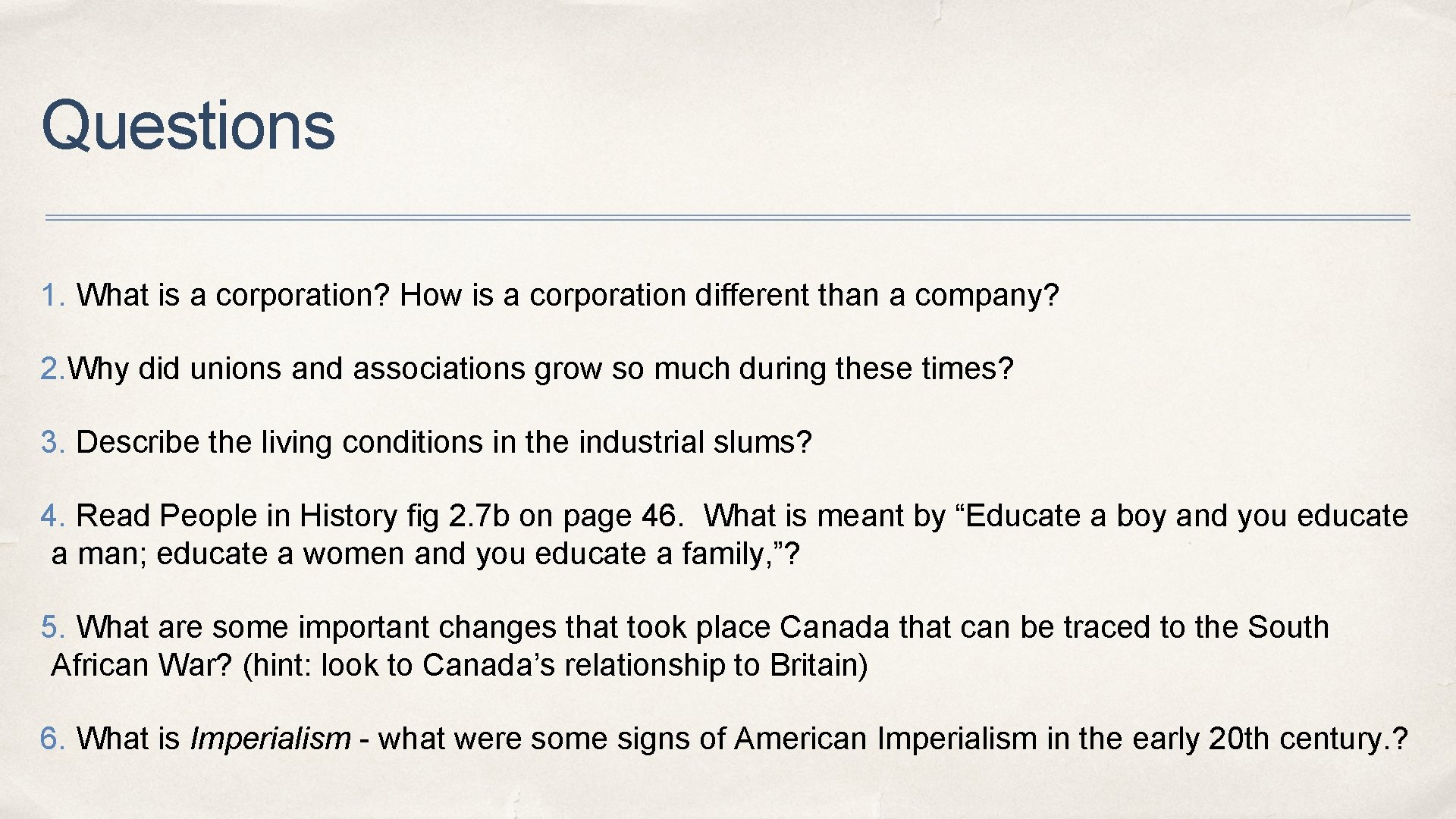 Questions 1. What is a corporation? How is a corporation different than a company?