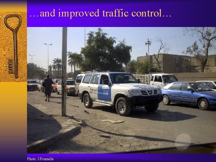 …and improved traffic control… Photo: J. Pournelle 