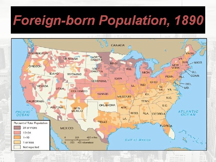 Foreign-born Population, 1890 