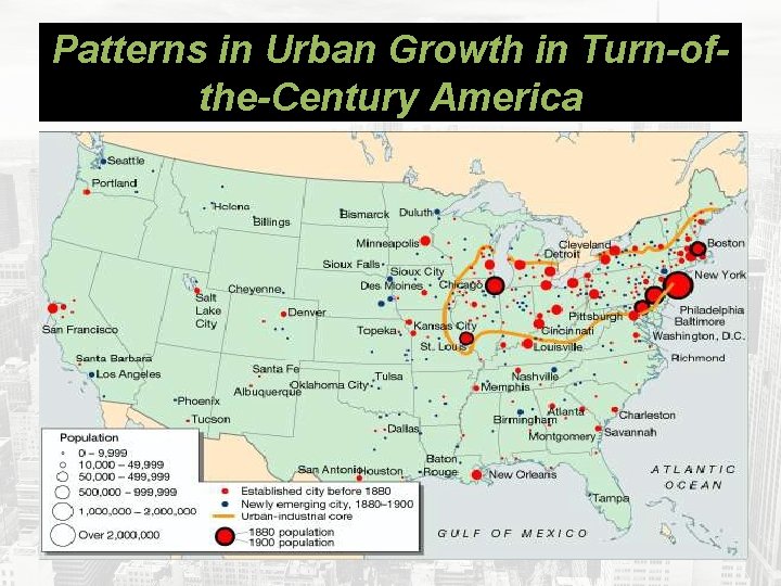 Patterns in Urban Growth in Turn-ofthe-Century America 