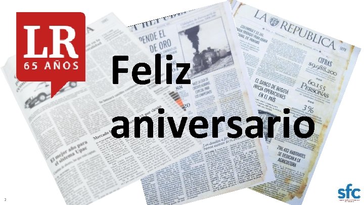 Feliz aniversario 2 