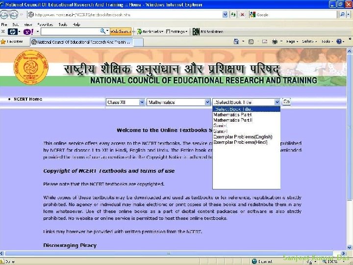 Indian School Al Wadi Al Kabir Dept. of Mathematics WWW. NCERT. NIC. IN Sanjeet