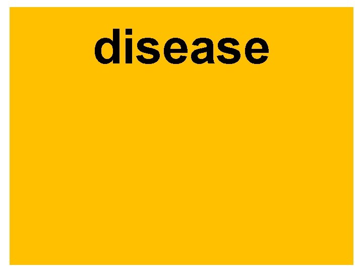 disease 