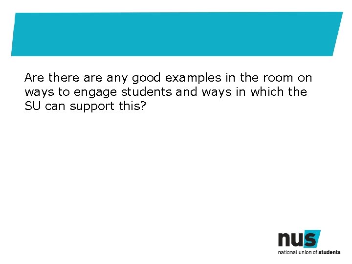 Are there any good examples in the room on ways to engage students and Are there any good examples in the room on ways to engage students and