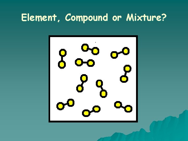 Element, Compound or Mixture? 