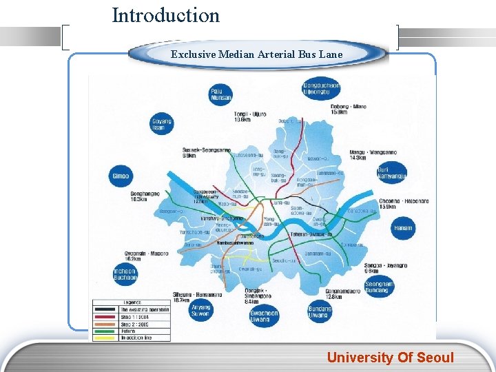 Introduction Exclusive Median Arterial Bus Lane University Of Seoul 
