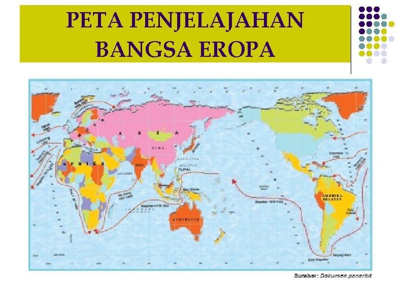 PETA PENJELAJAHAN BANGSA EROPA 