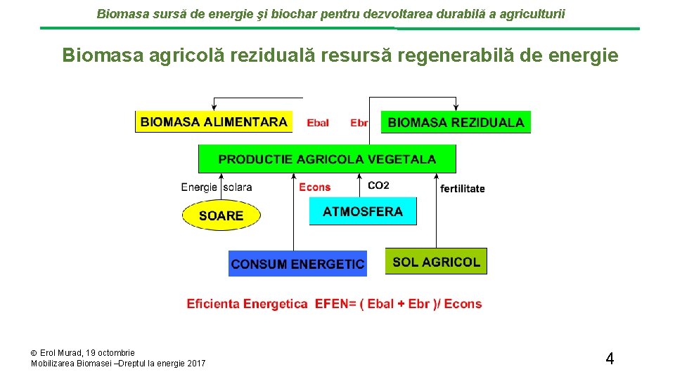 Biomasa sursă de energie şi biochar pentru dezvoltarea durabilă a agriculturii Biomasa agricolă reziduală