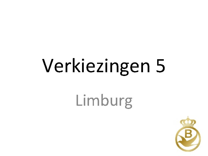 Verkiezingen 5 Limburg 