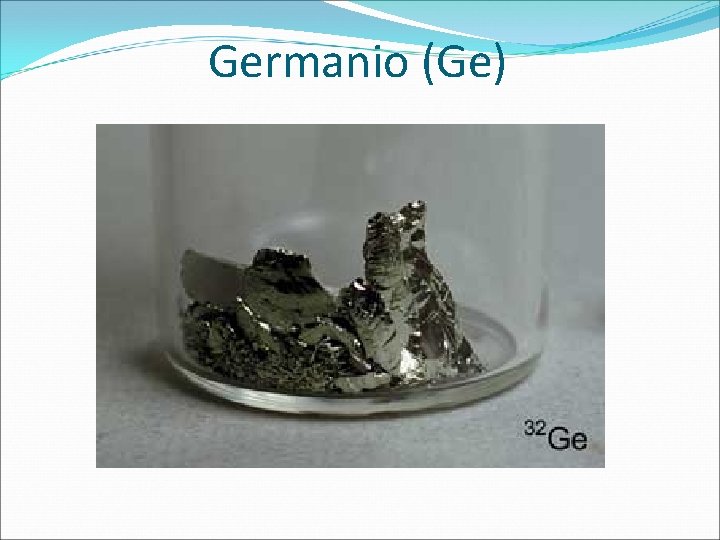 Germanio (Ge) 