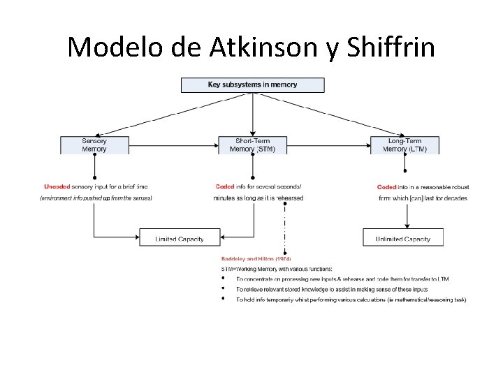 Modelo de Atkinson y Shiffrin 
