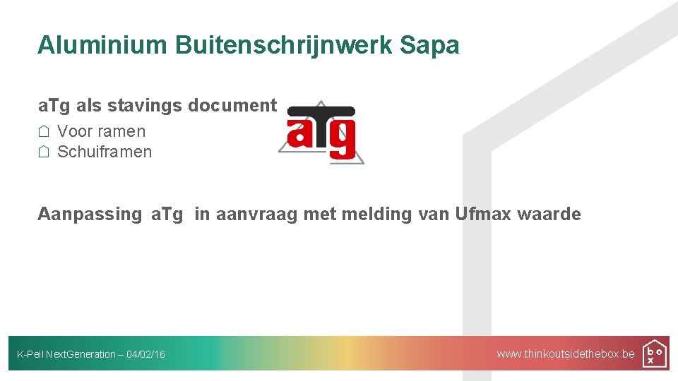 Aluminium Buitenschrijnwerk Sapa a. Tg als stavings document Voor ramen Schuiframen Aanpassing a. Tg