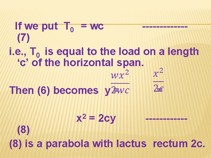 If we put T 0 = wc ------(7) i. e. , T 0 is