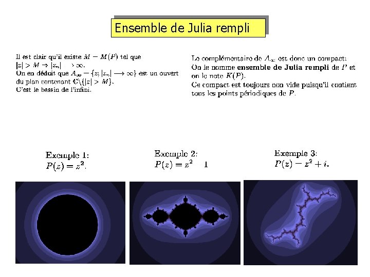 Ensemble de Julia rempli 