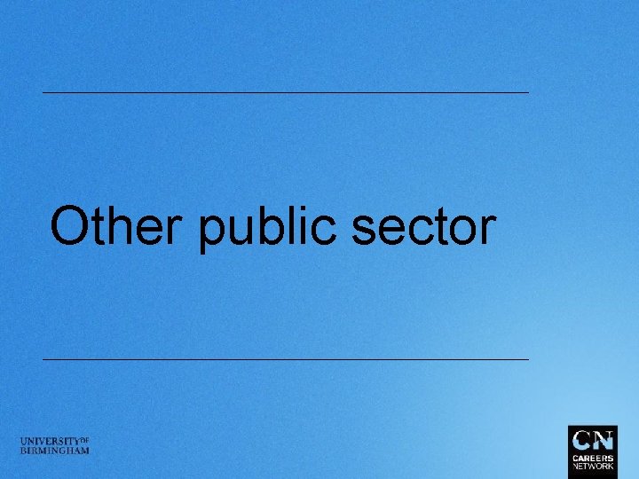 Other public sector 