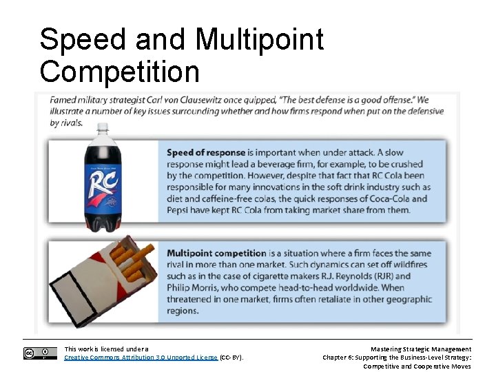 Speed and Multipoint Competition This work is licensed under a Creative Commons Attribution 3.