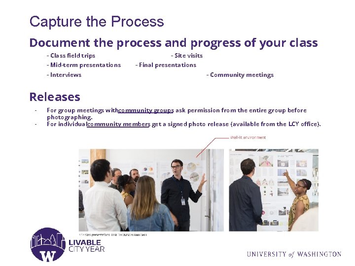 Capture the Process Document the process and progress of your class - Class field