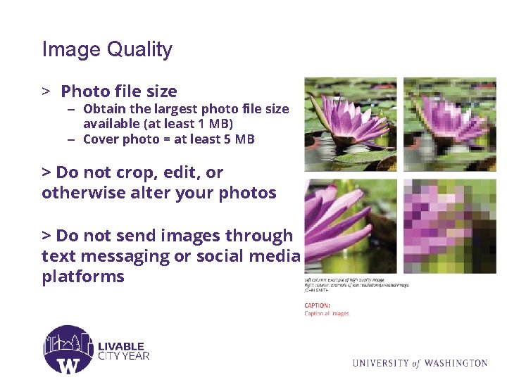 Image Quality > Photo file size – Obtain the largest photo file size available