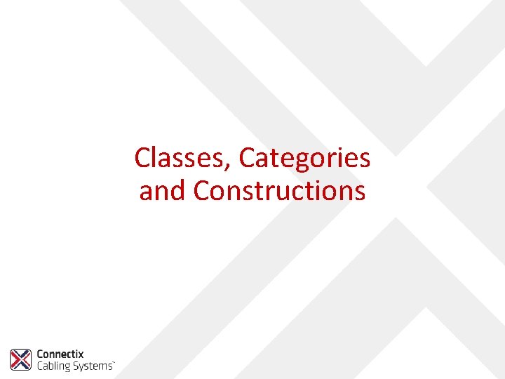 Classes, Categories and Constructions 