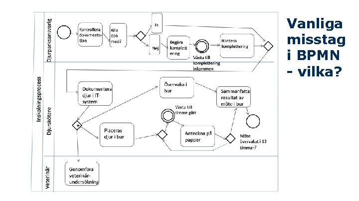 Vanliga misstag i BPMN - vilka? 