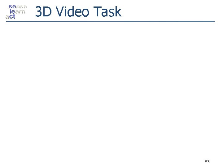 3 D Video Task 63 