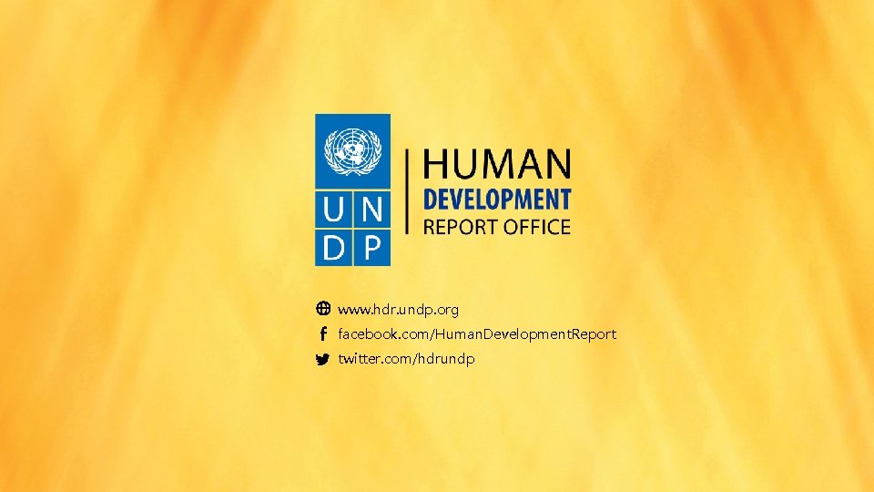 www. hdr. undp. org facebook. com/Human. Development. Report twitter. com/hdrundp 