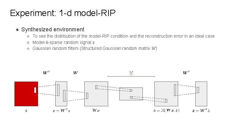 Experiment: 1 -d model-RIP ● Synthesized environment ○ To see the distribution of the