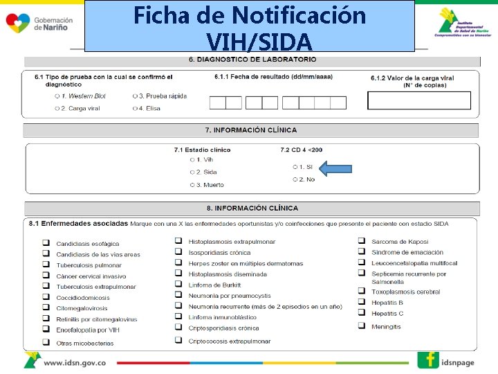 Ficha de Notificación VIH/SIDA 