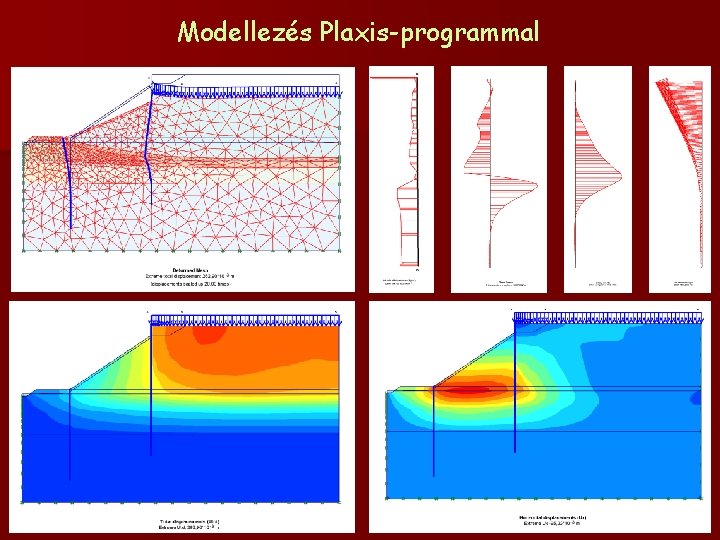 Modellezés Plaxis-programmal 