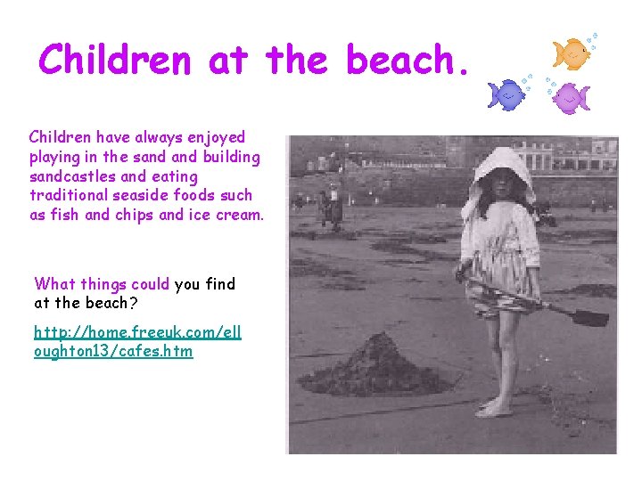 Children at the beach. Children have always enjoyed playing in the sand building sandcastles