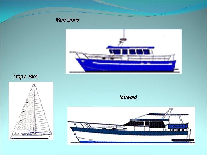 Mae Doris Tropic Bird Intrepid 