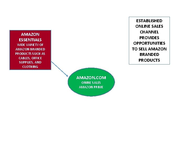 ESTABLISHED ONLINE SALES CHANNEL PROVIDES OPPORTUNITIES TO SELL AMAZON BRANDED PRODUCTS AMAZON ESSENTIALS WIDE