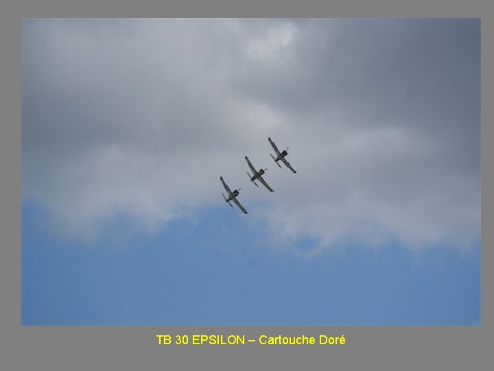 TB 30 EPSILON – Cartouche Doré 