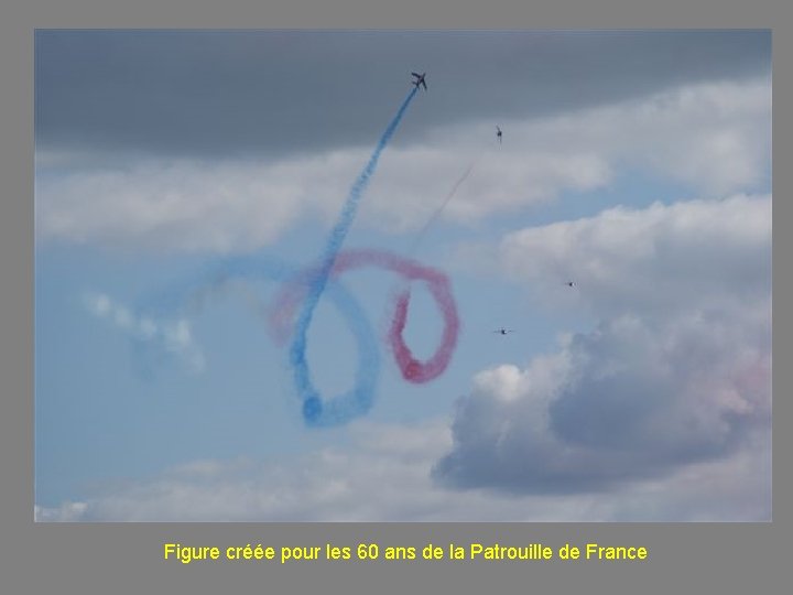 Figure créée pour les 60 ans de la Patrouille de France 