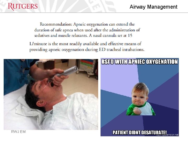 Airway Management RWJ EM 