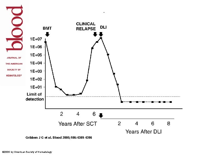 . Gribben J G et al. Blood 2005; 106: 4389 -4396 © 2005 by