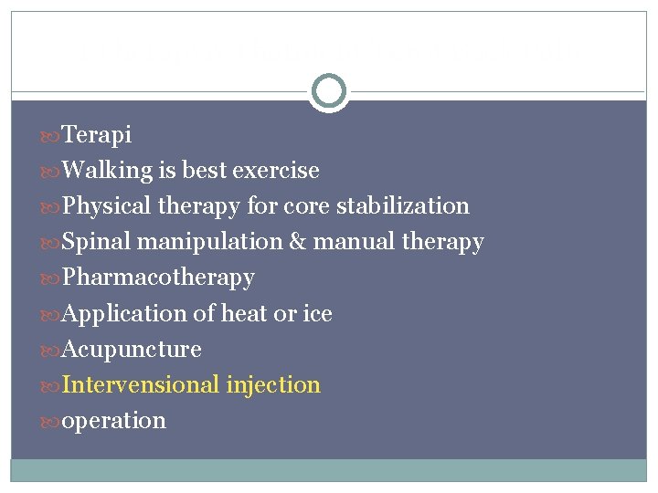 TTherapyre. Thatment Terof Back Pain Terapi Walking is best exercise Physical therapy for core