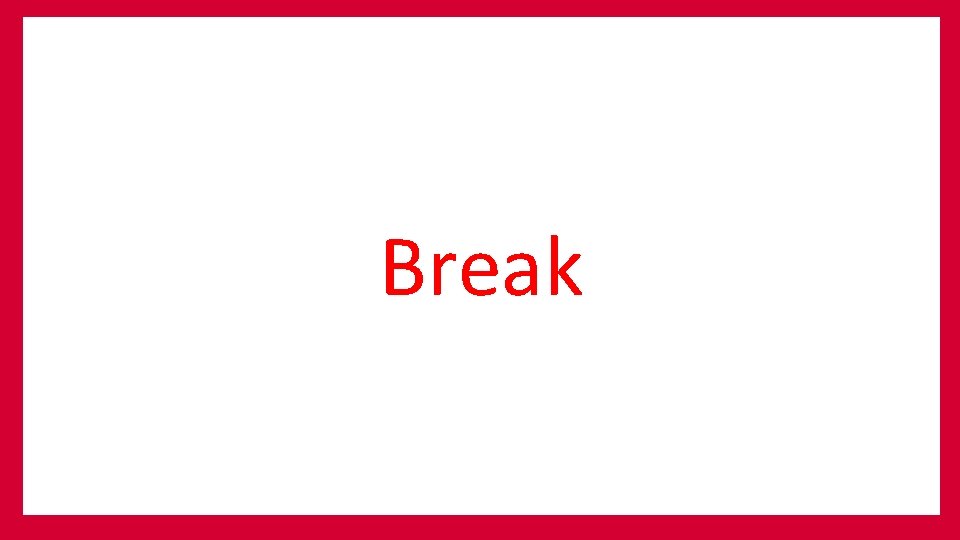 Break 