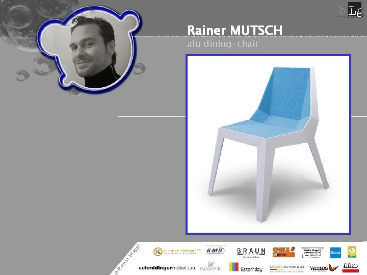Rainer MUTSCH Ro m an W ap pl alu dining-chair 