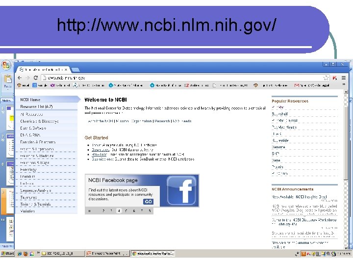 http: //www. ncbi. nlm. nih. gov/ http: //www. ncbi. nlm. nih. gov/