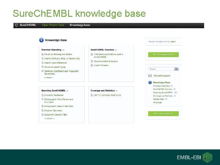 Sure. Ch. EMBL knowledge base 