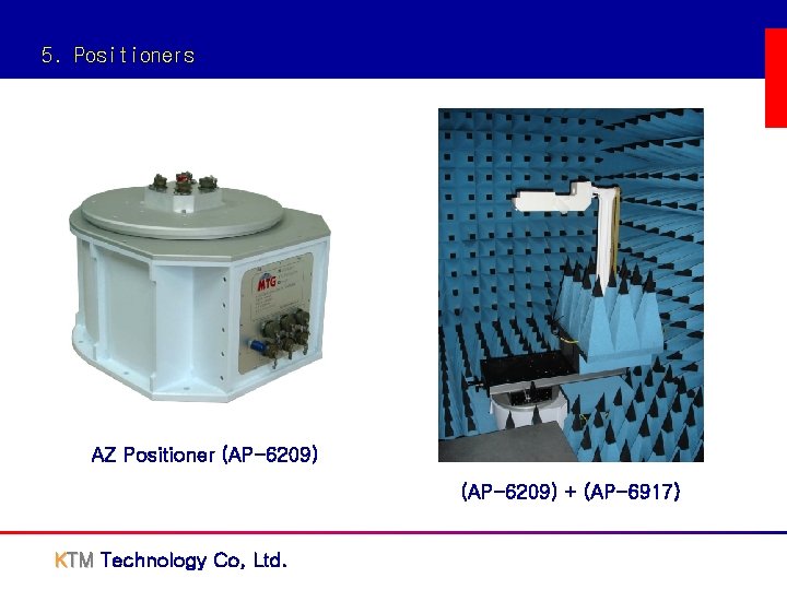 5. Positioners AZ Positioner (AP-6209) + (AP-6917) KTM Technology Co, Ltd. 