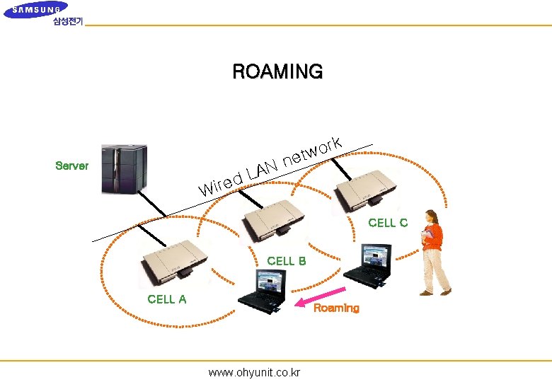 ROAMING AN L ed r i W Server k r o netw CELL C