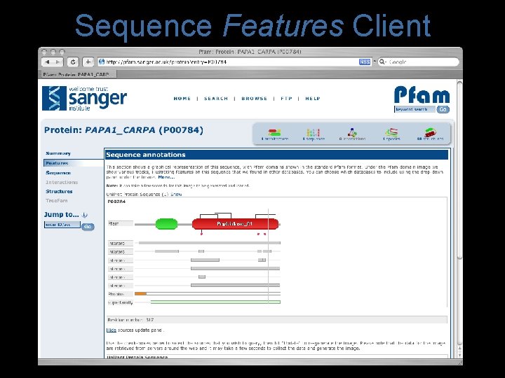 Sequence Features Client 