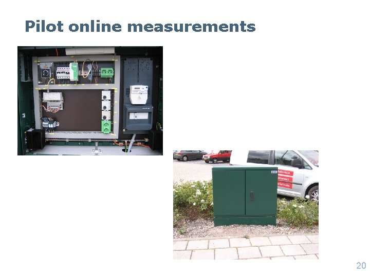 Pilot online measurements 20 