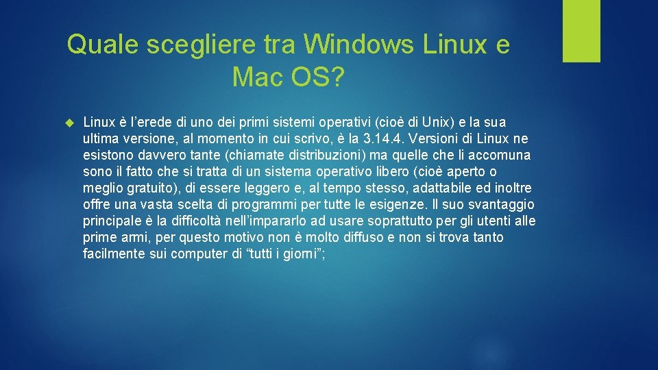 Quale scegliere tra Windows Linux e Mac OS? Linux è l’erede di uno dei